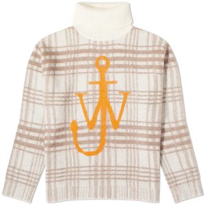 JW Anderson Anchor Check Crew Knit