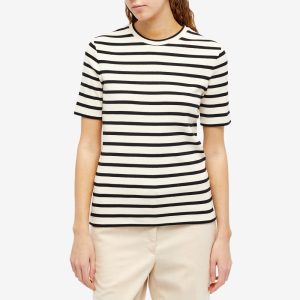 Jil Sander Stripe Logo T-Shirt