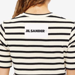 Jil Sander Stripe Logo T-Shirt