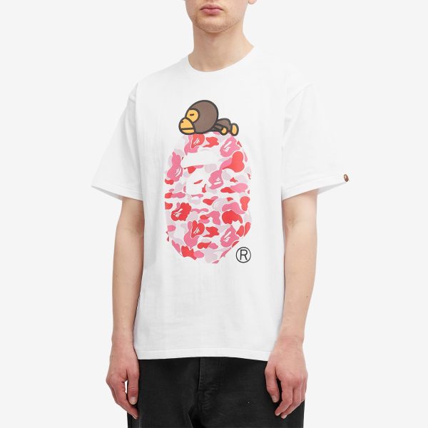 A Bathing Ape ABC Camo on Big Ape T-Shirt