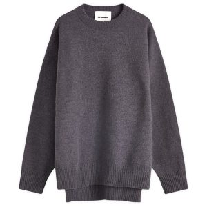 Jil Sander Split Detail Crew Neck Jumper