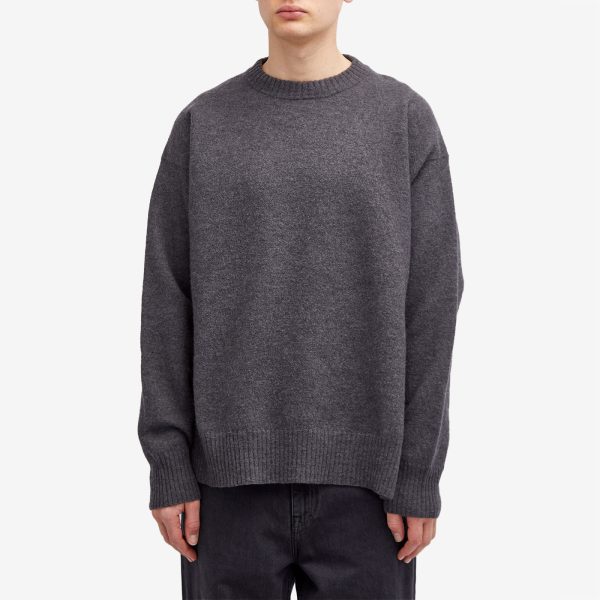 Jil Sander Split Detail Crew Neck Jumper