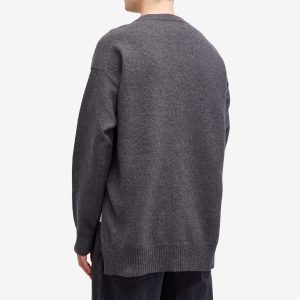 Jil Sander Split Detail Crew Neck Jumper