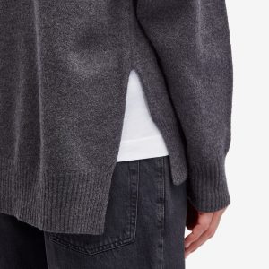 Jil Sander Split Detail Crew Neck Jumper