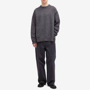 Jil Sander Split Detail Crew Neck Jumper