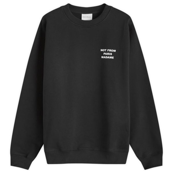 Drôle de Monsieur Not From Paris Madame Crew Sweat