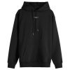 Drôle de Monsieur Centre Slogan Logo Hoodie