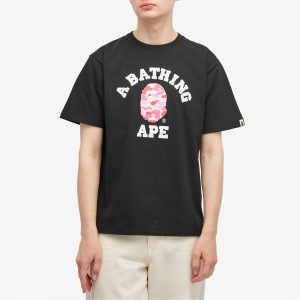 A Bathing Ape ABC Camo College T-Shirt