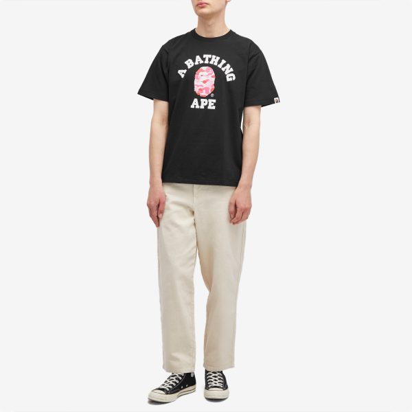 A Bathing Ape ABC Camo College T-Shirt