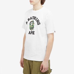 A Bathing Ape ABC Camo College T-Shirt