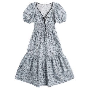 GANNI Long Smock Dress