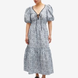 GANNI Long Smock Dress