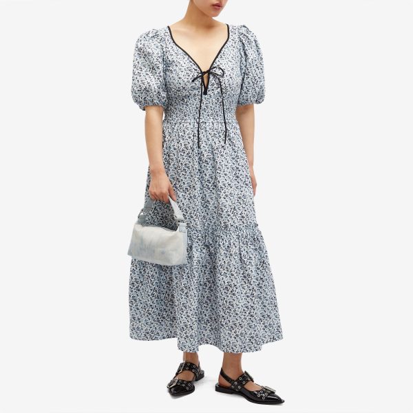 GANNI Long Smock Dress