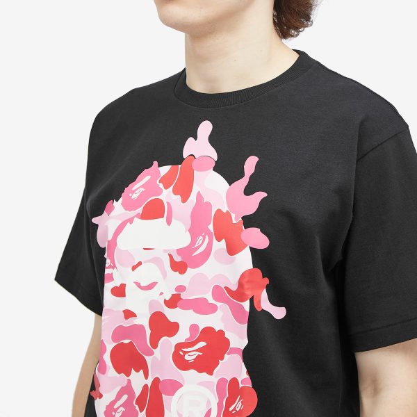 A Bathing Ape ABC Camo Rebuild Big Ape Head T-Shirt