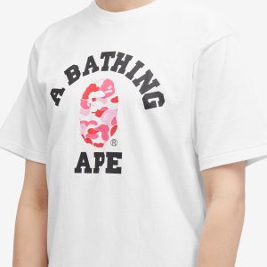 A Bathing Ape ABC Camo College T-Shirt