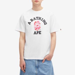 A Bathing Ape ABC Camo College T-Shirt