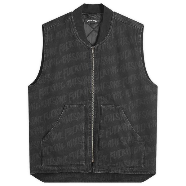 Fucking Awesome Stamp Denim Vest