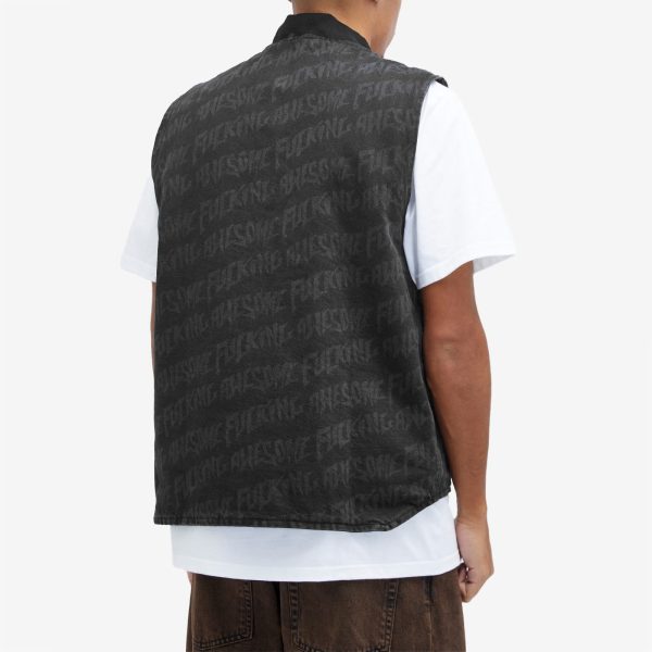 Fucking Awesome Stamp Denim Vest