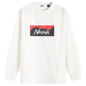Nanga Long Sleeve Eco Hybrid Box Logo T-Shirt