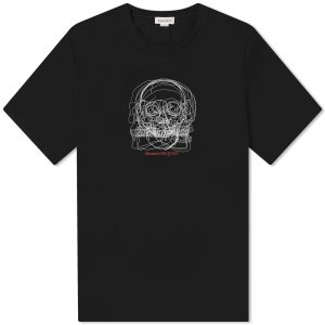 Alexander McQueen Sketch Skull Print T-Shirt