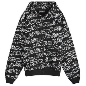 Fucking Awesome AOP Stamp Zipped Hoodie