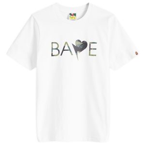 A Bathing Ape 1st Camo Heart Bapeogo T-Shirt