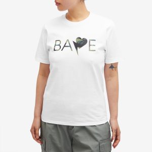 A Bathing Ape 1st Camo Heart Bapeogo T-Shirt