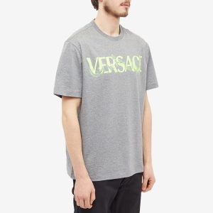 Versace Baroque Text Logo T-Shirt