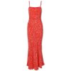 ROTATE Fine Jacquard Midi Slip Dress