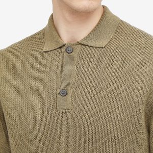 Sunspel Melrose Knitted Polo Shirt