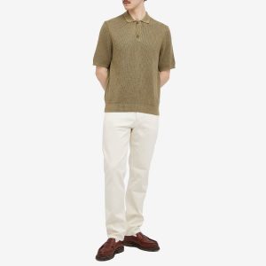 Sunspel Melrose Knitted Polo Shirt