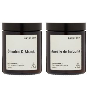 Earl of East Smokey Scent Pairing Companion Candle Set