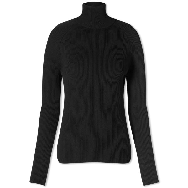 Max Mara Canard Fitted High Neck Jumper