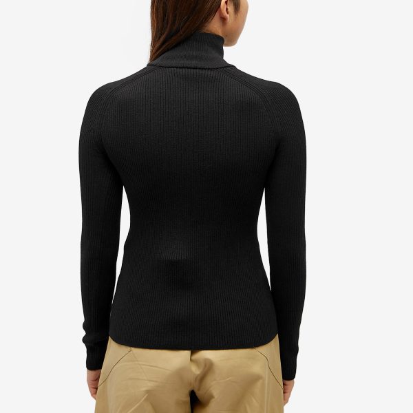 Max Mara Canard Fitted High Neck Jumper