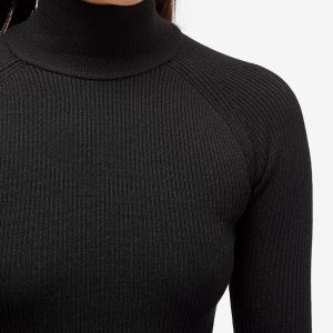 Max Mara Canard Fitted High Neck Jumper