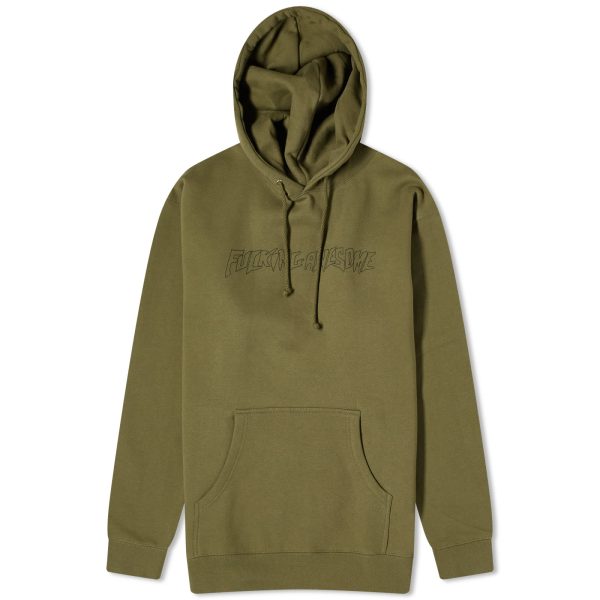 Fucking Awesome Outline Stamp Logo Hoodie