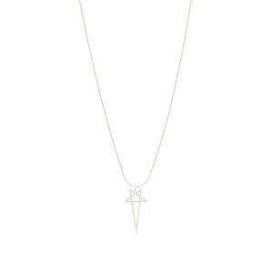 Rick Owens Pentagram Charm Necklace