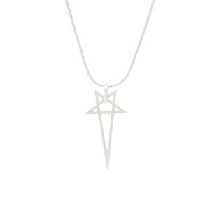 Rick Owens Pentagram Charm Necklace