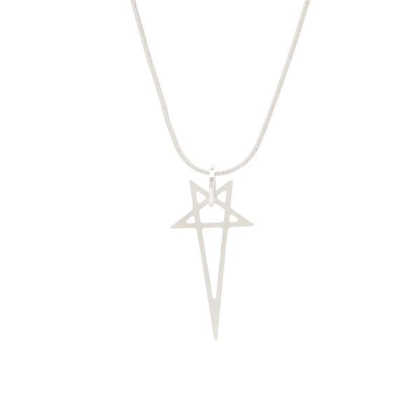 Rick Owens Pentagram Charm Necklace