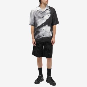 Alexander McQueen Floral Print Short Sleeve Shirt