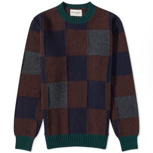 Country of Origin Check Crew Knit