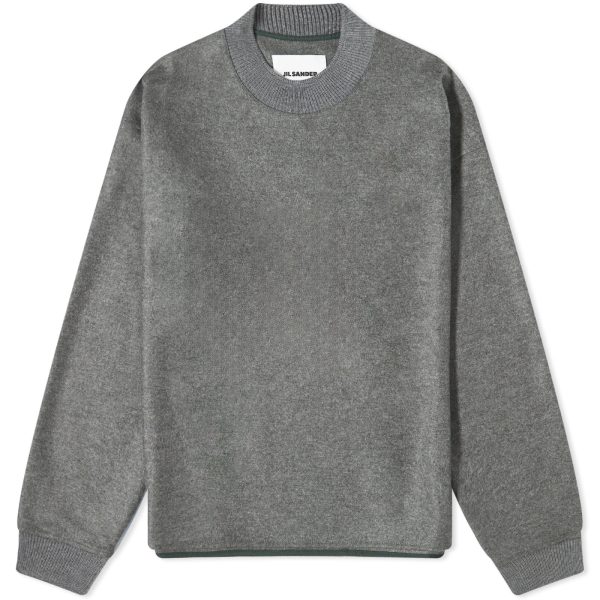 Jil Sander Melton Wool Crew Sweat