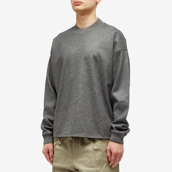 Jil Sander Melton Wool Crew Sweat