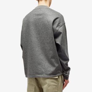 Jil Sander Melton Wool Crew Sweat