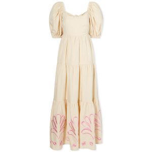 KITRI Gianna Embroidered Maxi Dress