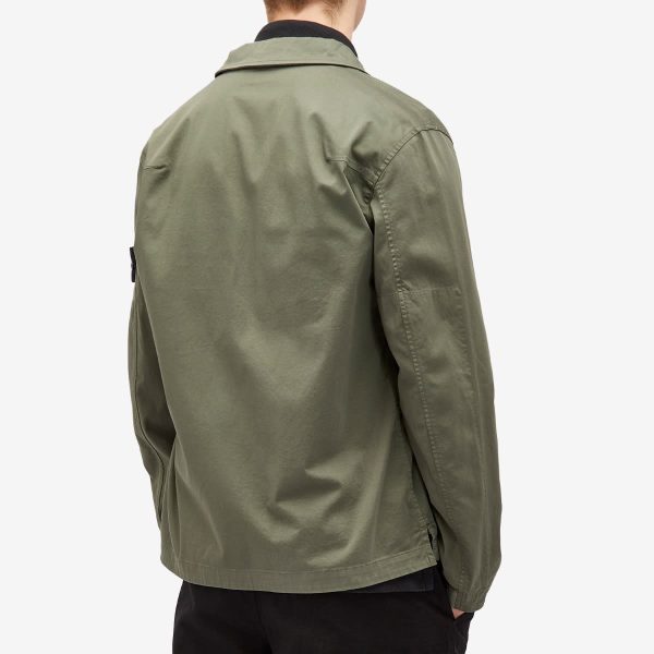 Stone Island 2 Pocket Garment Dyed Shirt Jacket