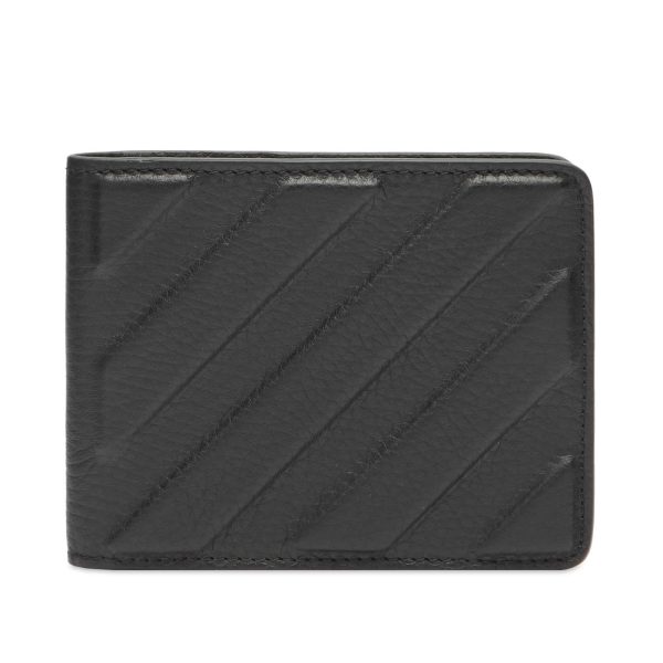 Off-White Chevron Bifold Leather Wallet