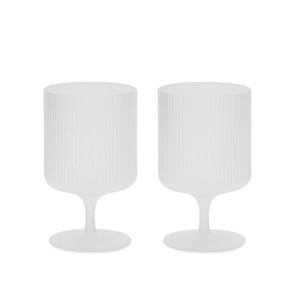 ferm LIVING Ripple Wine Glasses - Set of 2