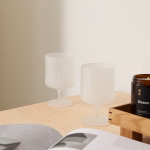 ferm LIVING Ripple Wine Glasses - Set of 2