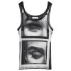 Jean Paul Gaultier Eyes & Lips Print Top